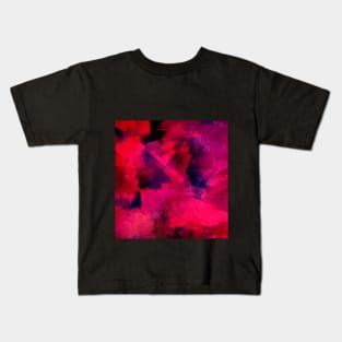 Red Strokes Design Kids T-Shirt